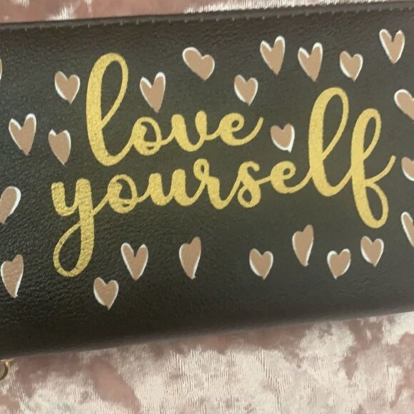 Love Yourself Wristlet Wallet - Picture 3 of 6